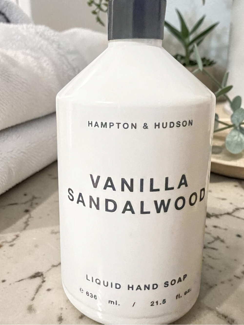 Vanilla Sandalwood Hand Soap — White
